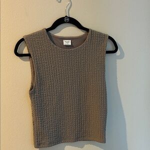 Abercrombie & Fitch Textured Muscle Tee - Tan